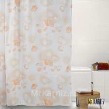 Штора для ванной Sea Snail бежевая