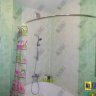 Карниз для ванной Угловой Асимметричный Дуга 150х105 (Усиленный 20 мм) фото 6
