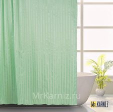 Штора для ванной BIG зеленая