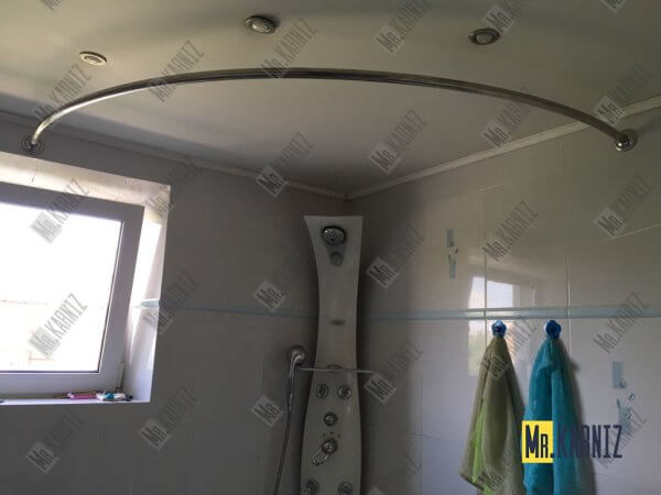 Карниз для ванны Akrilan VITA 170х170 Усиленный 25 мм MrKARNIZ в Москве! Цена 4 800 руб.
