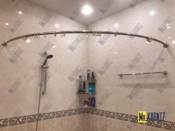 Карниз для ванны Sensea Корнер 135 Усиленный 25 мм MrKARNIZ в Москве! Цена 3 980 руб.