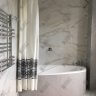 Карниз для ванной Угловой Асимметричный Дуга 150х105 (Усиленный 25 мм) MrKARNIZ фото 19