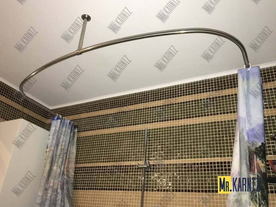 Карниз для ванны П-образный 170х75 (Усиленный 25 мм) MrKARNIZ в Москве ...